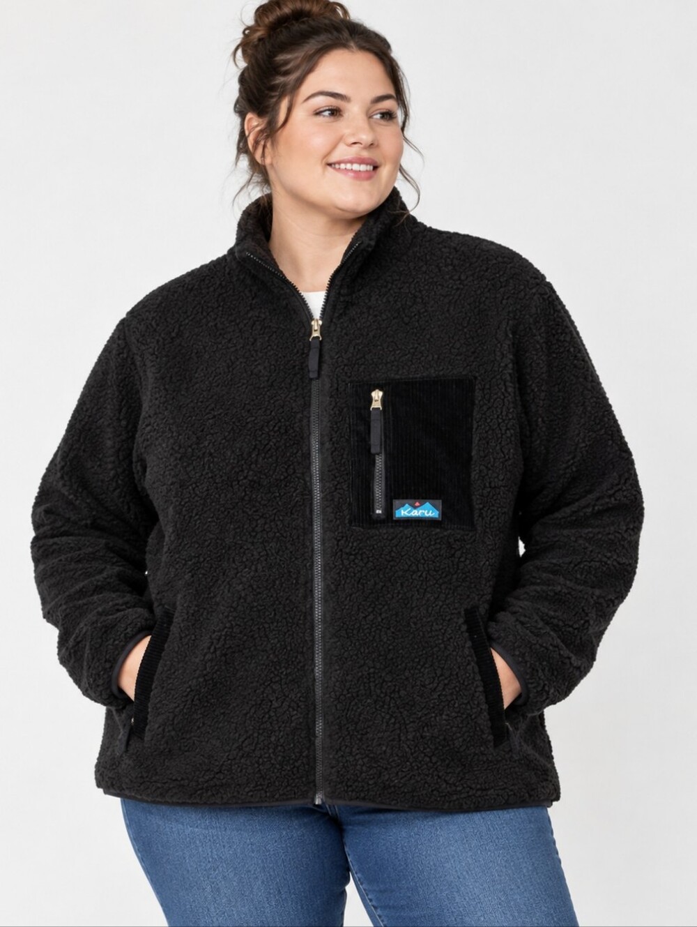Kavu Persoll High Pile Sherpa Fleece Jacket